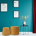 Intesi Zestaw 2 puf Sabel Velvet zielone jasne Intesi Zestaw 2 puf Sabel Velvet zielone jasne