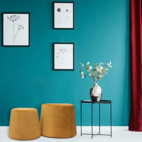 Intesi Zestaw 2 puf Sabel Velvet zielone jasne Intesi Zestaw 2 puf Sabel Velvet zielone jasne