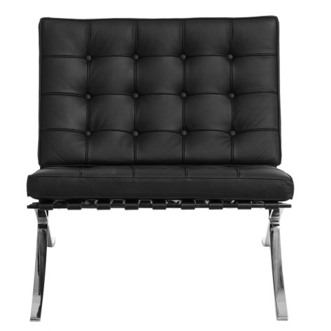 D2.DESIGN Fotel BA1 czarna eko skóra D2.DESIGN Fotel BA1 czarna eko skóra