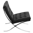 D2.DESIGN Fotel BA1 czarna eko skóra D2.DESIGN Fotel BA1 czarna eko skóra