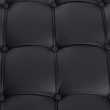 D2.DESIGN Fotel BA1 czarna eko skóra D2.DESIGN Fotel BA1 czarna eko skóra