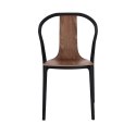 KRZESŁO BELLA Z PODŁOKIETNIKAMI D2.DESIGN STELAŻ TWORZYWO CZARNE SIEDZISKO I OPARCIE DREWNO ORZECH LEKKIE I WYGODNE KRZESŁO BELLA Z PODŁOKIETNIKAMI D2.DESIGN STELAŻ TWORZYWO CZARNE SIEDZISKO I OPARCIE DREWNO ORZECH LEKKIE I WYGODNE