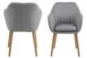 ACTONA Krzesło Emilia Light Grey ACTONA Krzesło Emilia Light Grey