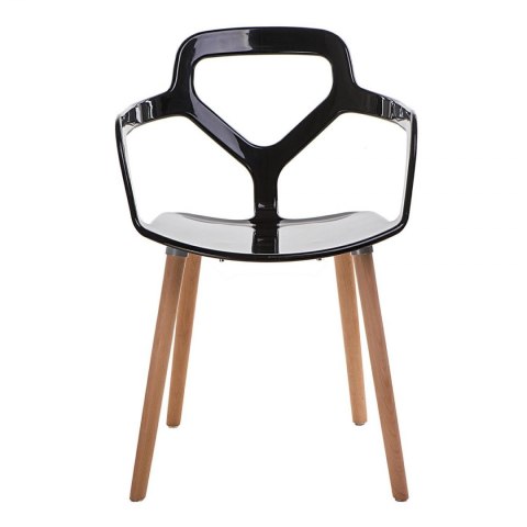 D2.DESIGN Krzesło Nox Wood czarne D2.DESIGN Krzesło Nox Wood czarne