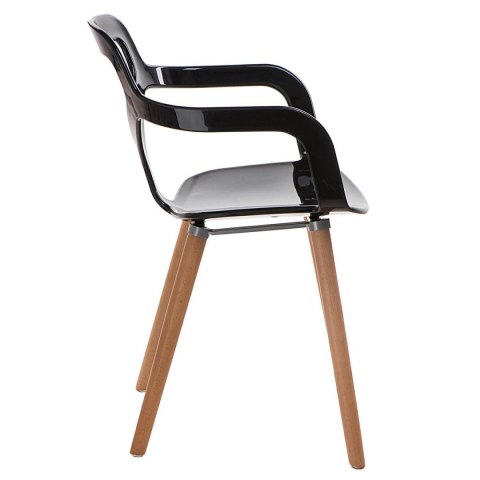 D2.DESIGN Krzesło Nox Wood czarne D2.DESIGN Krzesło Nox Wood czarne