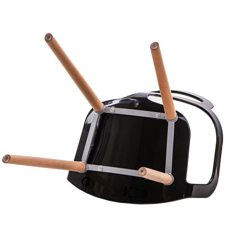 D2.DESIGN Krzesło Nox Wood czarne D2.DESIGN Krzesło Nox Wood czarne