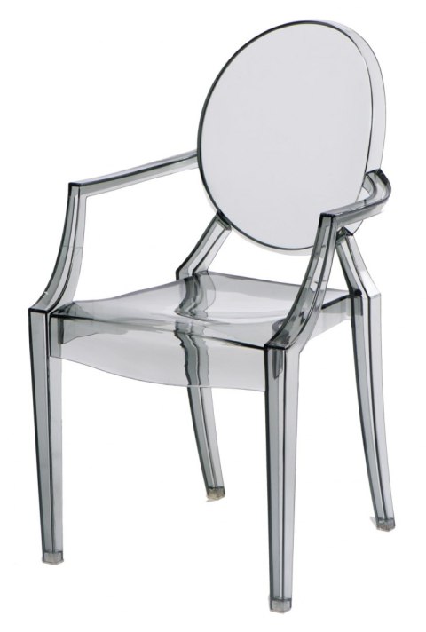 D2.DESIGN Krzesło Royal szary transparent D2.DESIGN Krzesło Royal szary transparent