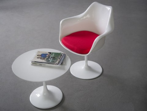 D2.DESIGN Stolik kawowy Fiber o60 biały D2.DESIGN Stolik kawowy Fiber o60 biały