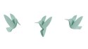 Umbra b.v. Zestaw dekoracyjny Hummingbird Koliber m ultikolor Umbra b.v. Zestaw dekoracyjny Hummingbird Koliber m ultikolor