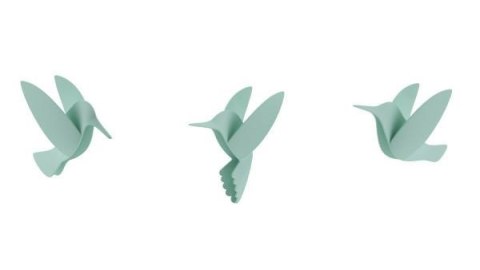 Umbra b.v. Zestaw dekoracyjny Hummingbird Koliber m ultikolor Umbra b.v. Zestaw dekoracyjny Hummingbird Koliber m ultikolor