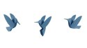 Umbra b.v. Zestaw dekoracyjny Hummingbird Koliber m ultikolor Umbra b.v. Zestaw dekoracyjny Hummingbird Koliber m ultikolor