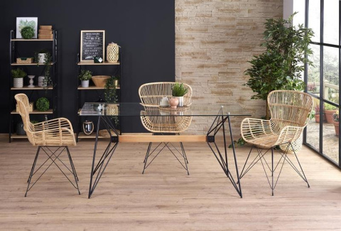Halmar K335 krzesło rattan naturalny Halmar K335 krzesło rattan naturalny