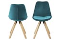 ACTONA Krzesło Dima VIC green/wood ACTONA Krzesło Dima VIC green/wood