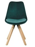 ACTONA Krzesło Dima VIC green/wood ACTONA Krzesło Dima VIC green/wood
