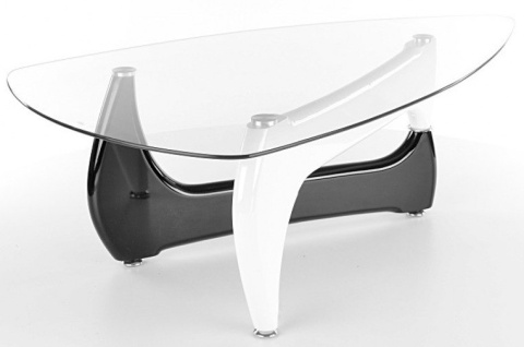 SIGNAL ŁAWA OMEGA TRANSPARENTNY/CZARNO-BIAŁY LAKIER 120x70x41 SIGNAL ŁAWA OMEGA TRANSPARENTNY/CZARNO-BIAŁY LAKIER 120x70x41