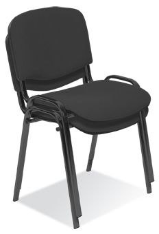 Halmar ISO krzesło konferencyjne C11 czarny tapicerowane tkanina, stal Sztaplowanie Halmar ISO krzesło konferencyjne C11 czarny tapicerowane tkanina, stal Sztaplowanie