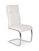 Halmar K231 krzesło na płozach biały ekoskóra/stal chromowana Halmar K231 krzesło na płozach biały ekoskóra/stal chromowana
