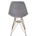 D2.DESIGN Krzesło P016 PP Gold dark grey D2.DESIGN Krzesło P016 PP Gold dark grey