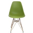 D2.DESIGN Krzesło P016 PP Gold zielone D2.DESIGN Krzesło P016 PP Gold zielone