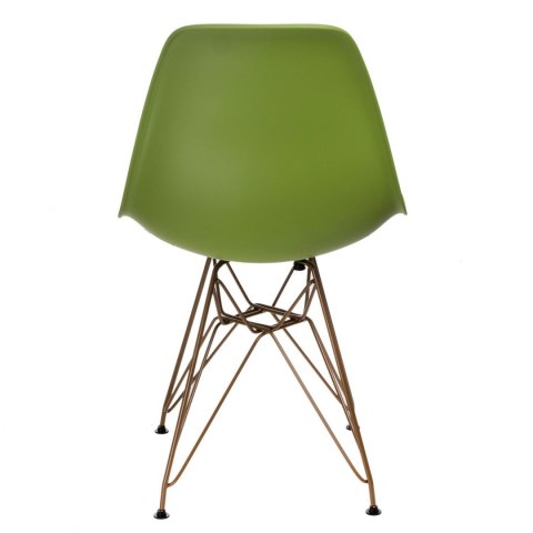 D2.DESIGN Krzesło P016 PP Gold zielone D2.DESIGN Krzesło P016 PP Gold zielone