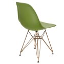 D2.DESIGN Krzesło P016 PP Gold zielone D2.DESIGN Krzesło P016 PP Gold zielone