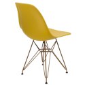 D2.DESIGN Krzesło P016 PP Gold żółte D2.DESIGN Krzesło P016 PP Gold żółte