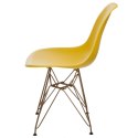 D2.DESIGN Krzesło P016 PP Gold żółte D2.DESIGN Krzesło P016 PP Gold żółte