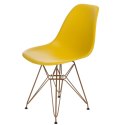 D2.DESIGN Krzesło P016 PP Gold żółte D2.DESIGN Krzesło P016 PP Gold żółte