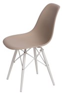 D2.DESIGN Krzesło P016W PP beżowy/white D2.DESIGN Krzesło P016W PP beżowy/white