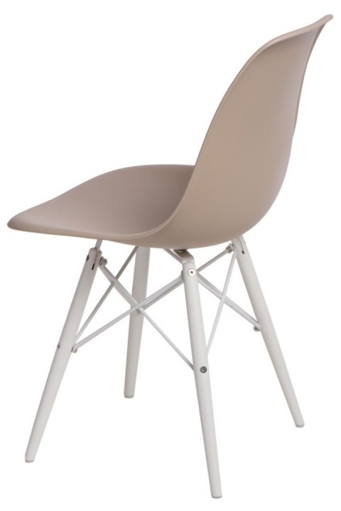 D2.DESIGN Krzesło P016W PP beżowy/white D2.DESIGN Krzesło P016W PP beżowy/white