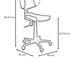 SIGNAL FOTEL OBROTOWY Q-G2 ZIELONO/SZARY