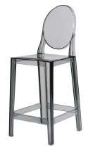 D2.DESIGN Stołek barowy Viki transparentny dymiony D2.DESIGN Stołek barowy Viki transparentny dymiony