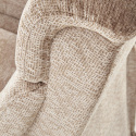 Halmar JORDAN fotel wypoczynkowy rozkładany beżowy tkanina