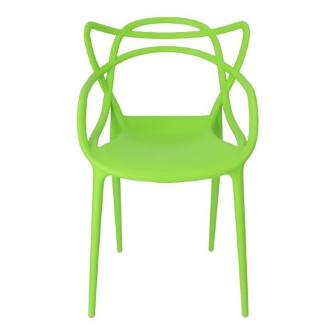 KRZESŁO Z PODŁOKIETNIKAMI LEXI insp. Master chair D2.DESIGN ZIELONE TWORZYWO PP LEKKIE I WYGODNE DO JADALNI KUCHNI LOKALU KRZESŁO Z PODŁOKIETNIKAMI LEXI insp. Master chair D2.DESIGN ZIELONE TWORZYWO PP LEKKIE I WYGODNE DO JADALNI KUCHNI LOKALU