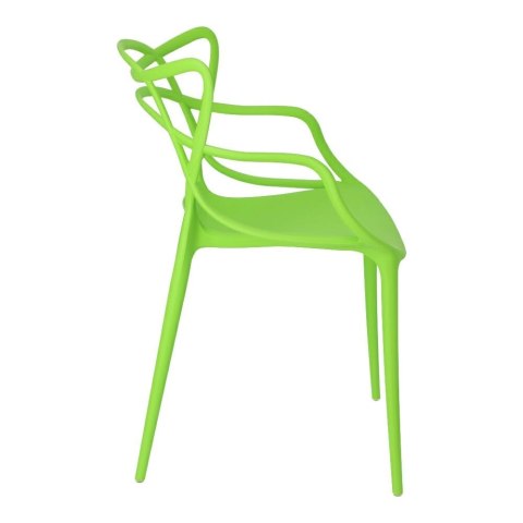KRZESŁO Z PODŁOKIETNIKAMI LEXI insp. Master chair D2.DESIGN ZIELONE TWORZYWO PP LEKKIE I WYGODNE DO JADALNI KUCHNI LOKALU KRZESŁO Z PODŁOKIETNIKAMI LEXI insp. Master chair D2.DESIGN ZIELONE TWORZYWO PP LEKKIE I WYGODNE DO JADALNI KUCHNI LOKALU