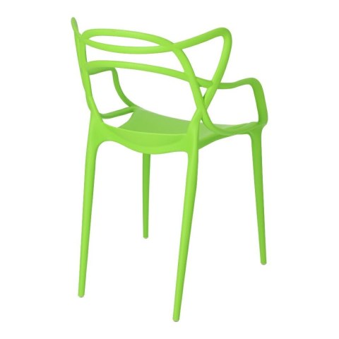 KRZESŁO Z PODŁOKIETNIKAMI LEXI insp. Master chair D2.DESIGN ZIELONE TWORZYWO PP LEKKIE I WYGODNE DO JADALNI KUCHNI LOKALU KRZESŁO Z PODŁOKIETNIKAMI LEXI insp. Master chair D2.DESIGN ZIELONE TWORZYWO PP LEKKIE I WYGODNE DO JADALNI KUCHNI LOKALU