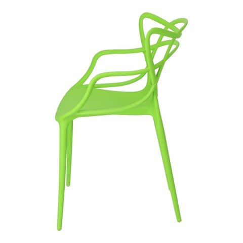KRZESŁO Z PODŁOKIETNIKAMI LEXI insp. Master chair D2.DESIGN ZIELONE TWORZYWO PP LEKKIE I WYGODNE DO JADALNI KUCHNI LOKALU KRZESŁO Z PODŁOKIETNIKAMI LEXI insp. Master chair D2.DESIGN ZIELONE TWORZYWO PP LEKKIE I WYGODNE DO JADALNI KUCHNI LOKALU