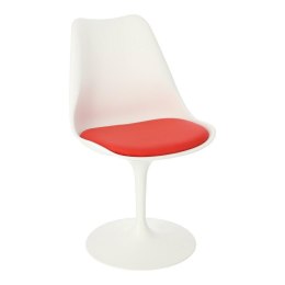 Simplet Krzesło Tulip Basic białe/czerwo na poduszka