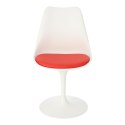 Simplet Krzesło Tulip Basic białe/czerwo na poduszka Simplet Krzesło Tulip Basic białe/czerwo na poduszka