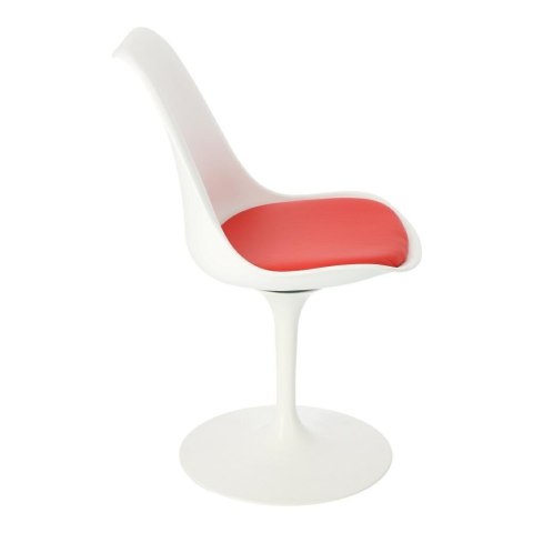 Simplet Krzesło Tulip Basic białe/czerwo na poduszka Simplet Krzesło Tulip Basic białe/czerwo na poduszka