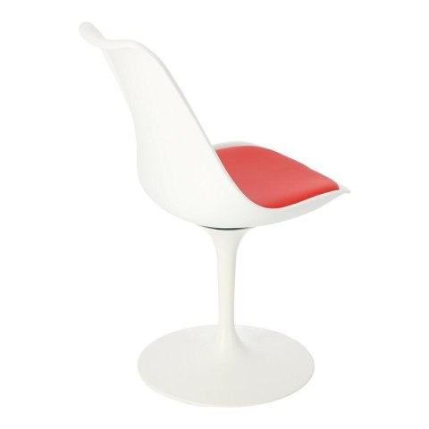 Simplet Krzesło Tulip Basic białe/czerwo na poduszka Simplet Krzesło Tulip Basic białe/czerwo na poduszka
