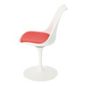 Simplet Krzesło Tulip Basic białe/czerwo na poduszka Simplet Krzesło Tulip Basic białe/czerwo na poduszka