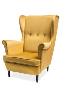 SIGNAL FOTEL LORD VELVET CURRY BLUVEL 68 / WENGE SIGNAL FOTEL LORD VELVET CURRY BLUVEL 68 / WENGE