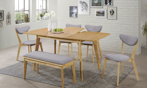 SIGNAL STÓŁ PROSTOKĄTNY ROZKŁADANY BRANDO BLAT MDF + OKLEINA NATURALNA, STELAŻ DREWNO DĄB 120(160)X80 SIGNAL STÓŁ PROSTOKĄTNY ROZKŁADANY BRANDO BLAT MDF + OKLEINA NATURALNA, STELAŻ DREWNO DĄB 120(160)X80