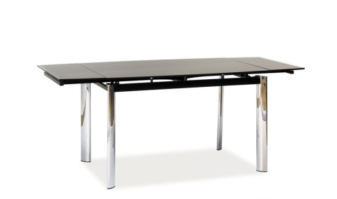 SIGNAL STÓŁ GD020 CZARNY/CHROM 120(180)x80 SIGNAL STÓŁ GD020 CZARNY/CHROM 120(180)x80