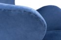 King Home Fotel EGG CLASSIC VELVET obrotowy z funkcją bujania, granatowy - welur, podstawa aluminiowa King Home Fotel EGG CLASSIC VELVET obrotowy z funkcją bujania, granatowy - welur, podstawa aluminiowa