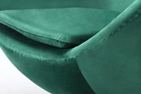 King Home Fotel EGG CLASSIC VELVET zielony - welur, podstawa aluminiowa King Home Fotel EGG CLASSIC VELVET zielony - welur, podstawa aluminiowa