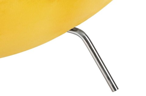 King Home Fotel EGG CLASSIC VELVET żółty - welur, podstawa aluminiowa King Home Fotel EGG CLASSIC VELVET żółty - welur, podstawa aluminiowa