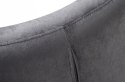 King Home Fotel EGG SZEROKI VELVET ciemny szary. 40 - welur, podstawa stal polerowana King Home Fotel EGG SZEROKI VELVET ciemny szary. 40 - welur, podstawa stal polerowana
