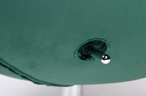 King Home Fotel obrotowy z funkcją bujania EGG SZEROKI VELVET ciemny zielony. 18 - welur, podstawa stal polerowana King Home Fotel obrotowy z funkcją bujania EGG SZEROKI VELVET ciemny zielony. 18 - welur, podstawa stal polerowana